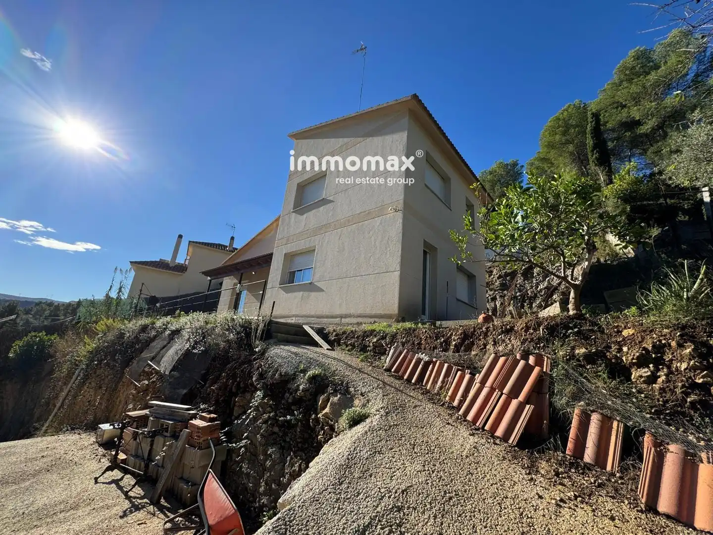 Vista exterior de Casa o chalet en venta en Vallirana