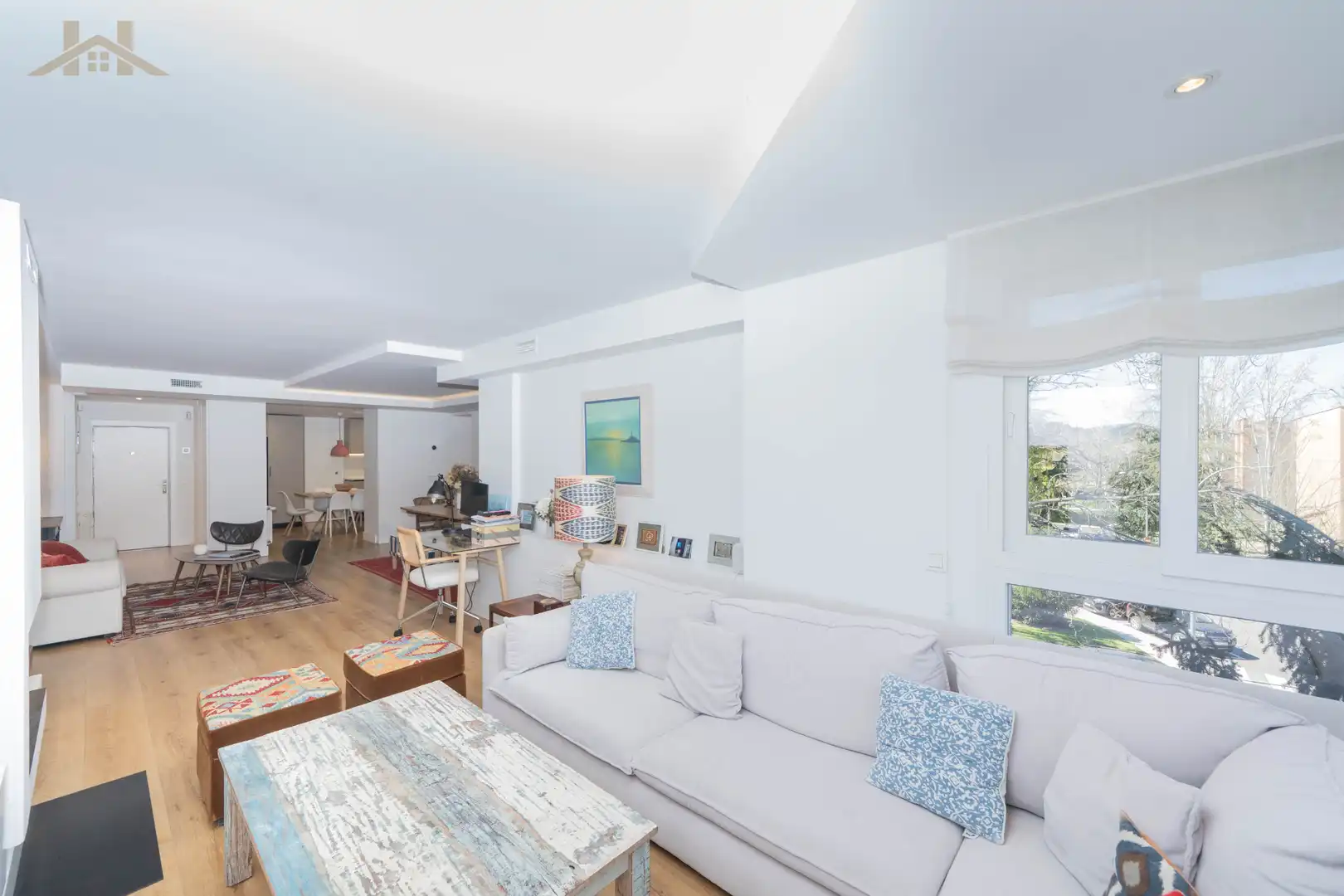 Sala de estar de Piso en venta en Majadahonda con Aire acondicionado, Calefacción y Parquet