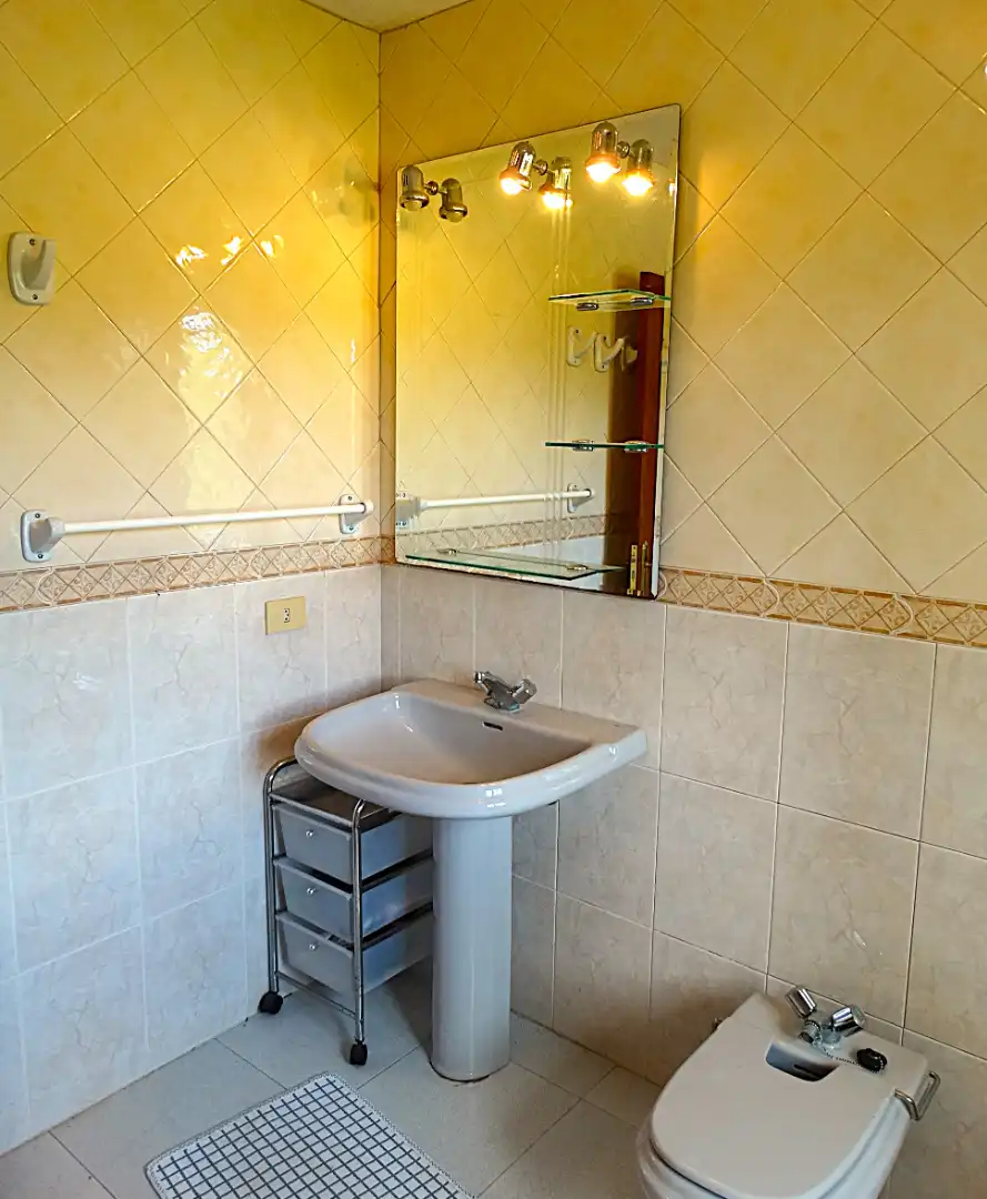 Baño de Casa adosada en venta en Miño con Jardín privado, Parquet y Terraza