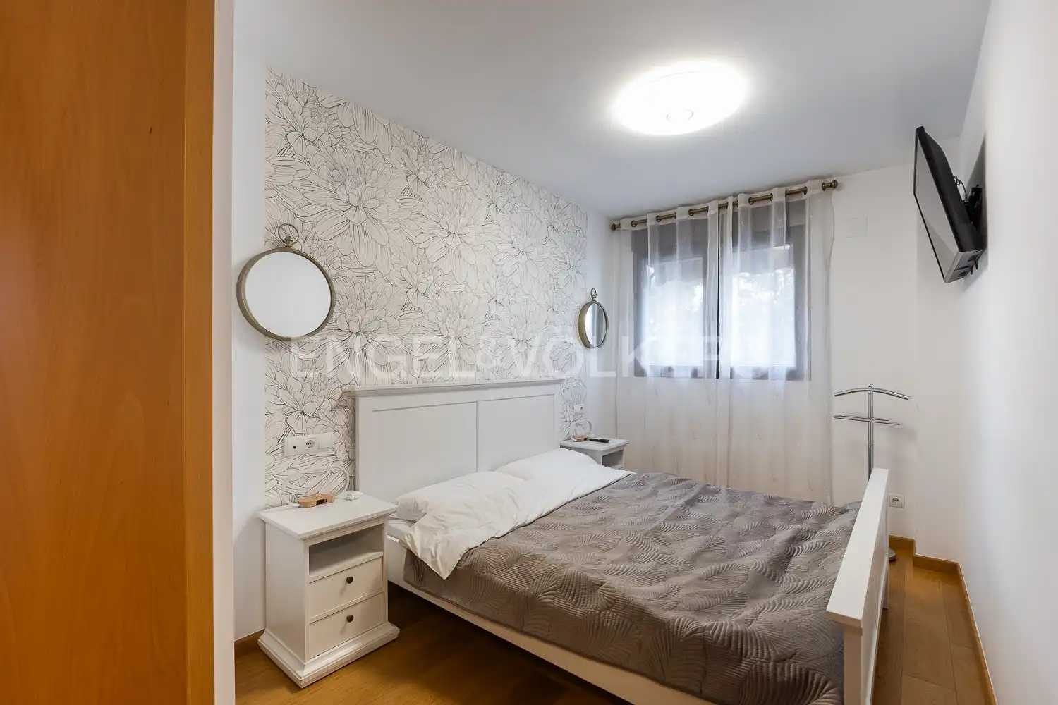 Dormitori de Pis de lloguer en Valencia amb Aire condicionat, Calefacció i Parquet