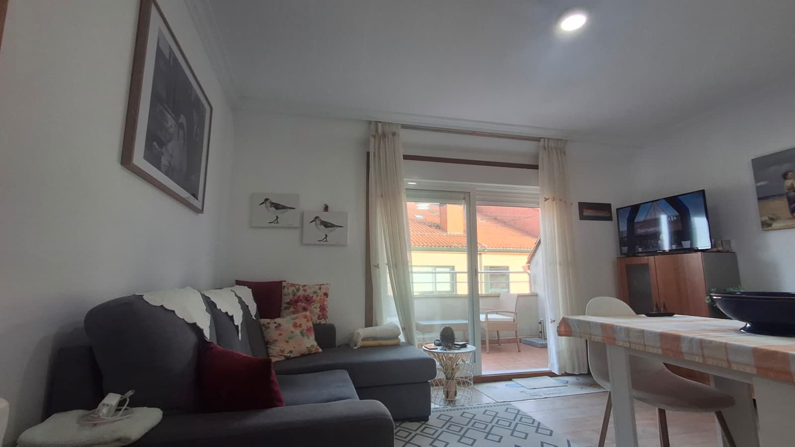 Wohnzimmer von Wohnung zum Verkauf in Boiro mit Heizung, Terrasse und Abstellraum