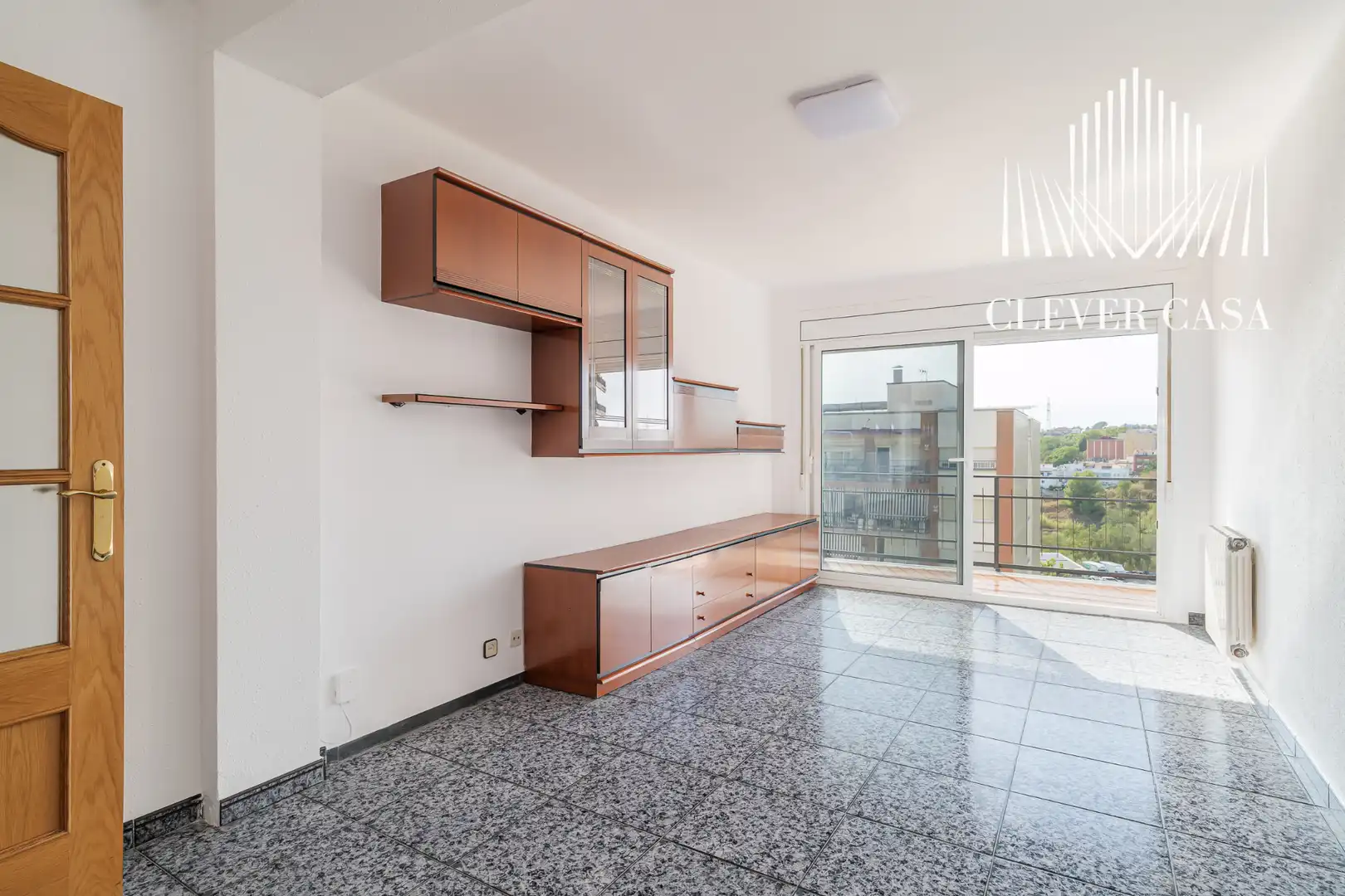 Living room of Flat for sale in Rubí  with Heating, Terrace and Furnished