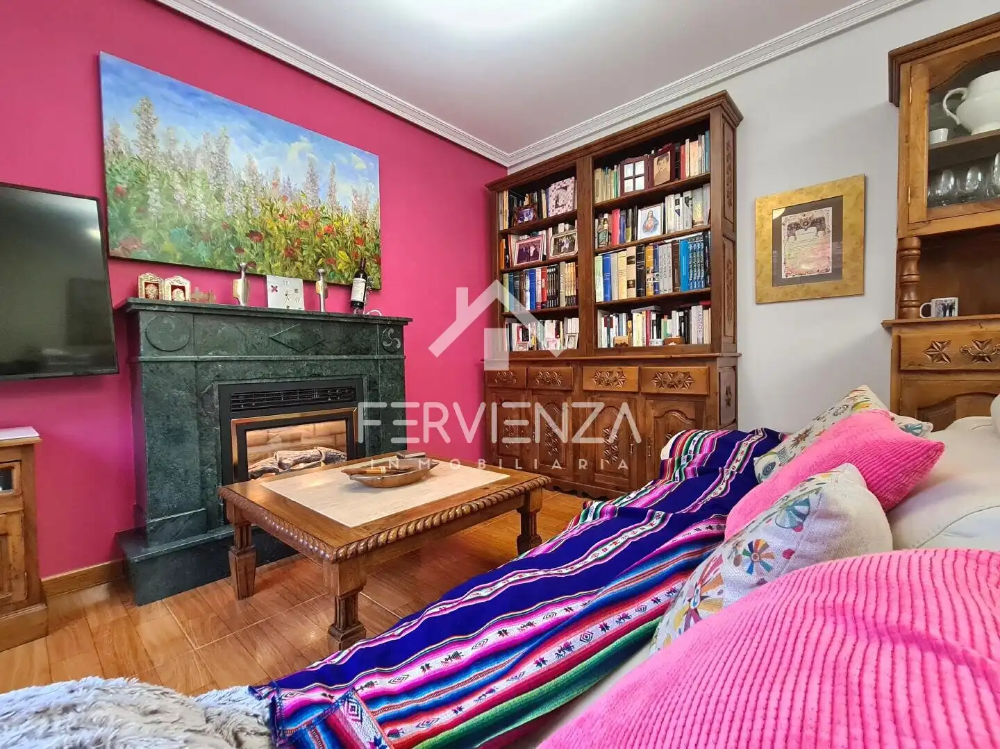 Sala d'estar de Pis en venda en Oviedo 