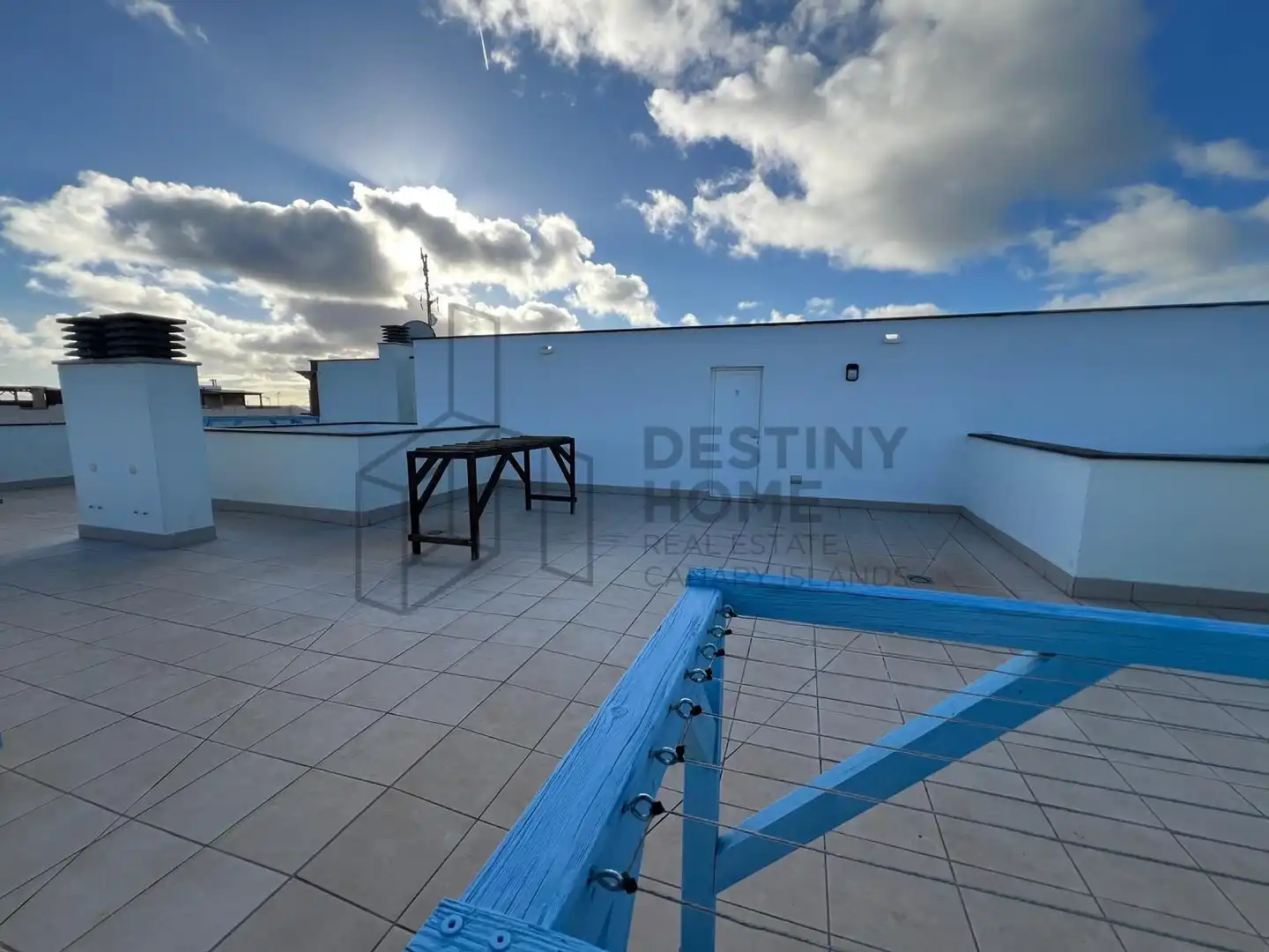 Terrasse von Wohnungen zum Verkauf in La Oliva mit Abstellraum, Möbliert und Gemeinschaftspool