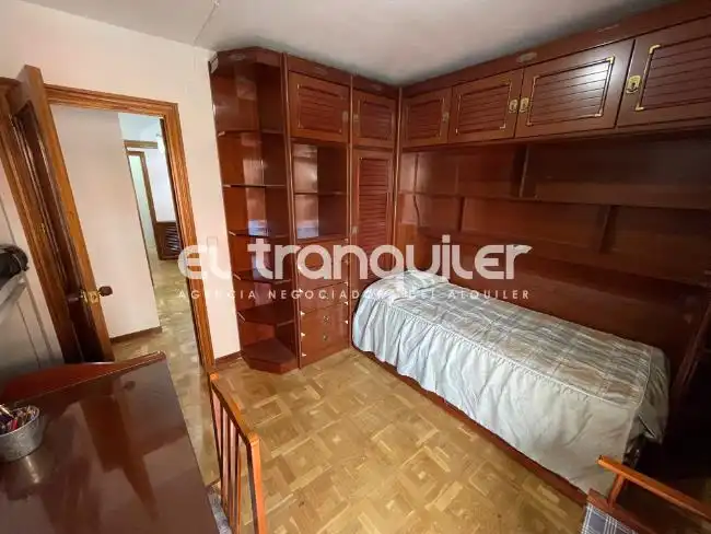 Bedroom of Flat for rent in Leganés  with Parquet flooring, Terrace and Furnished