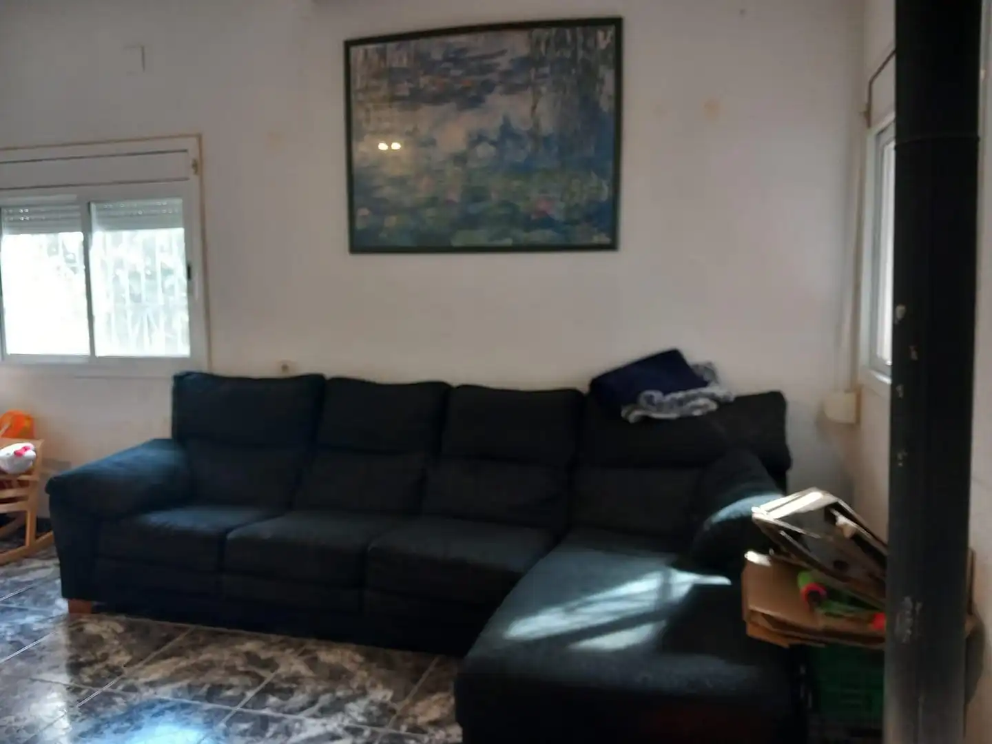 Sala d'estar de Casa o xalet en venda en Torrelles de Foix amb Traster