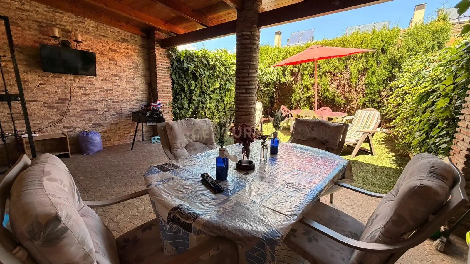 Terrace of Detached homes for sale in Málaga  with Air Conditioner, Storage room and Swimming Pool