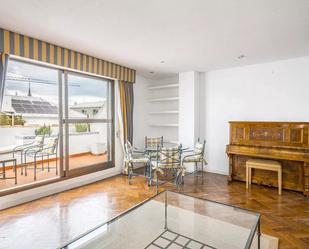 Dining room of Flat for sale in  Madrid Capital  with Air Conditioner and Terrace