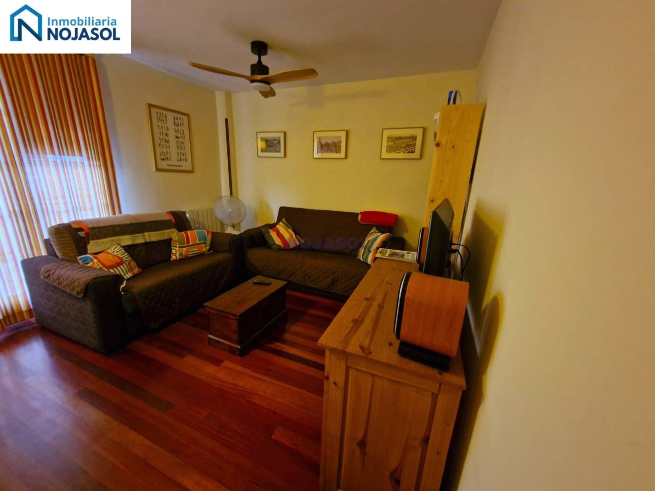 Living room of Apartment for sale in Meruelo  with Heating, Furnished and Balcony