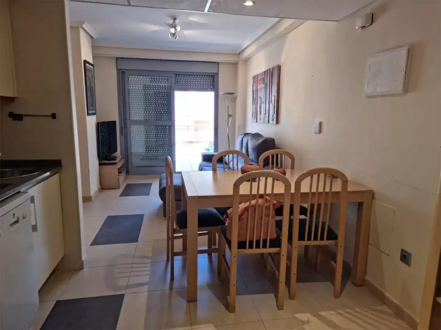 Comedor de Apartamento de alquiler en Vera con Aire acondicionado, Piscina y Balcón