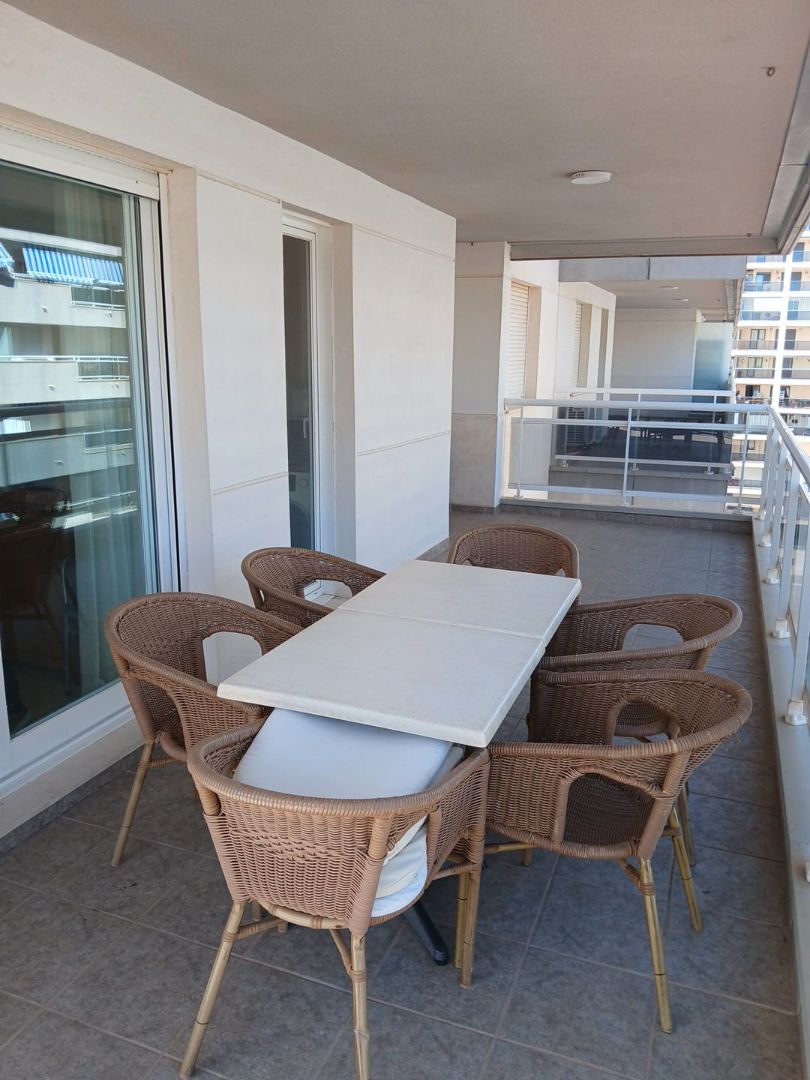 Terrace of Flat for sale in Oropesa del Mar / Orpesa  with Air Conditioner, Furnished and Oven