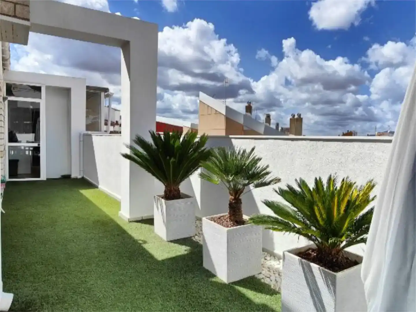 Terrace of Flat for sale in Ibi  with Air Conditioner, Private garden and Furnished