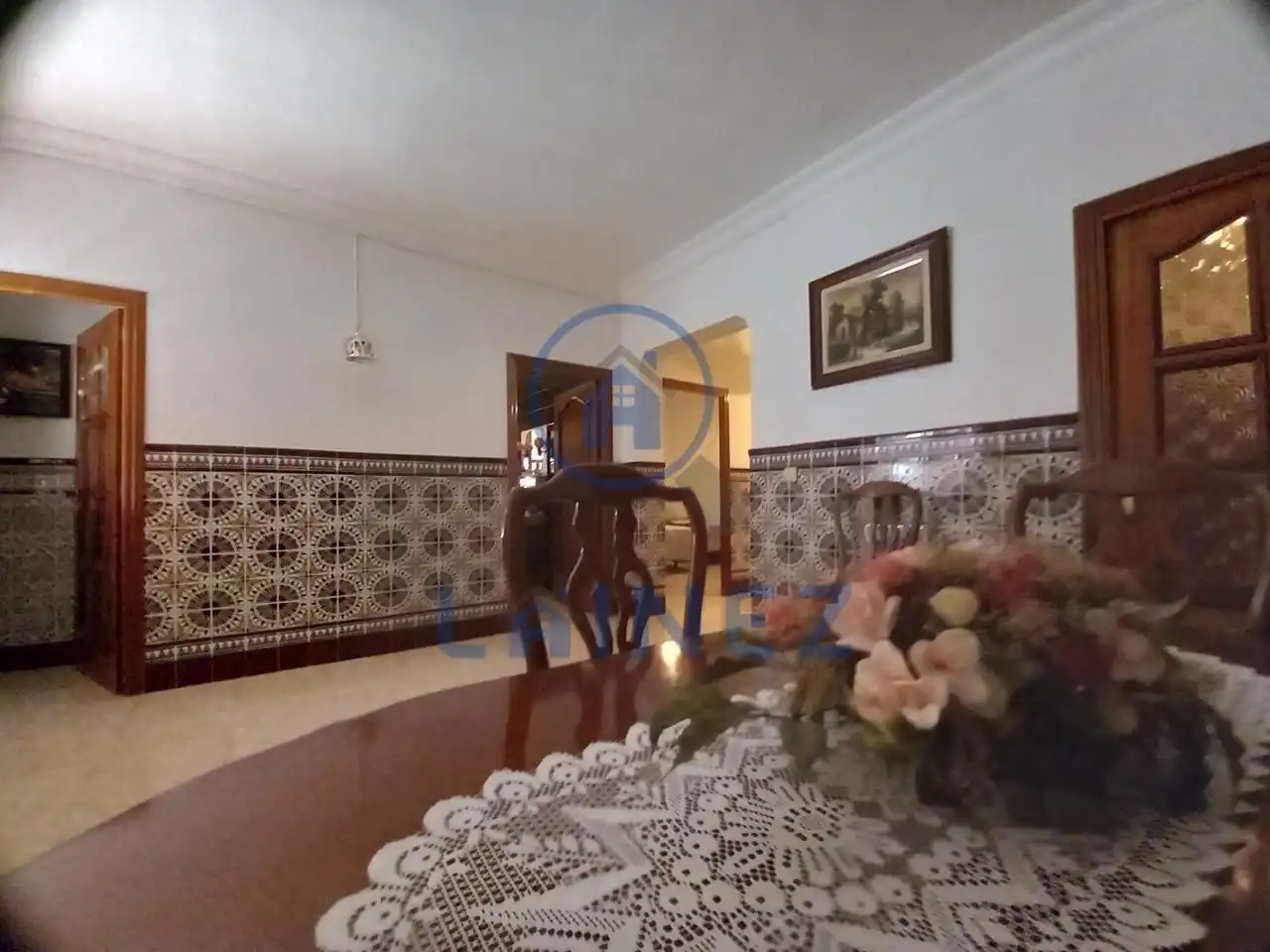 Menjador de Casa o xalet en venda en Puebla de Sancho Pérez amb Jardí privat, Terrassa i Traster