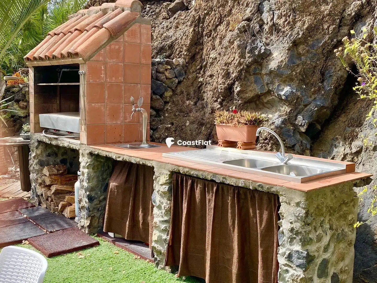 Terrassa de Casa o xalet en venda en Guía de Isora amb Jardí privat