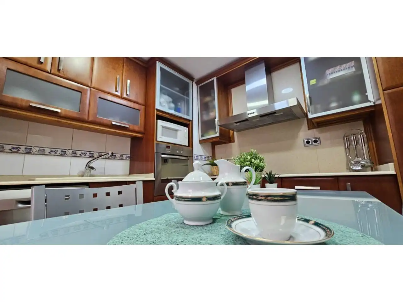 Cocina de Casa adosada en venta en Jumilla con Aire acondicionado, Calefacción y Terraza