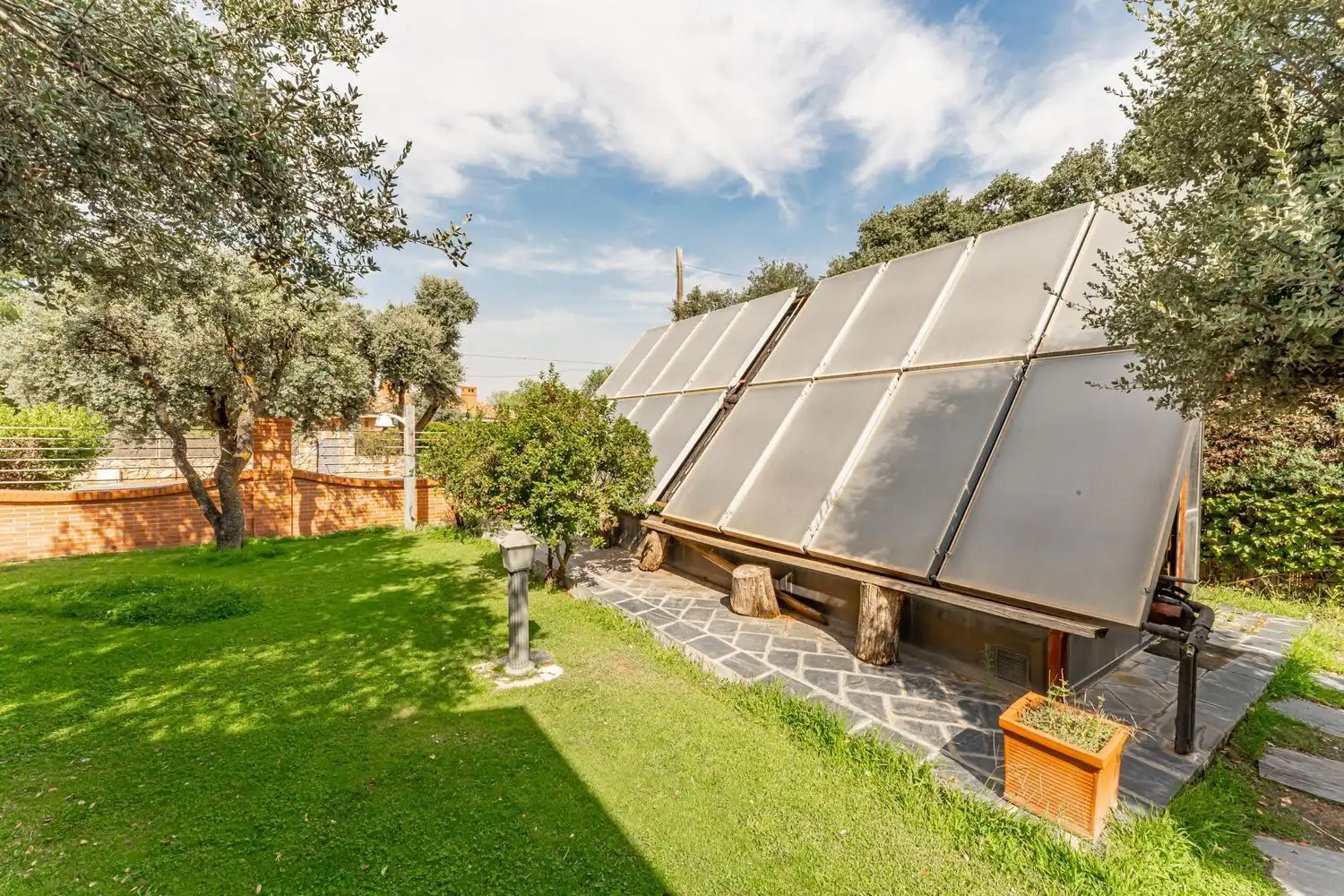 Jardín de Casa o chalet en venta en Nuevo Baztán con Aire acondicionado, Jardín privado y Terraza