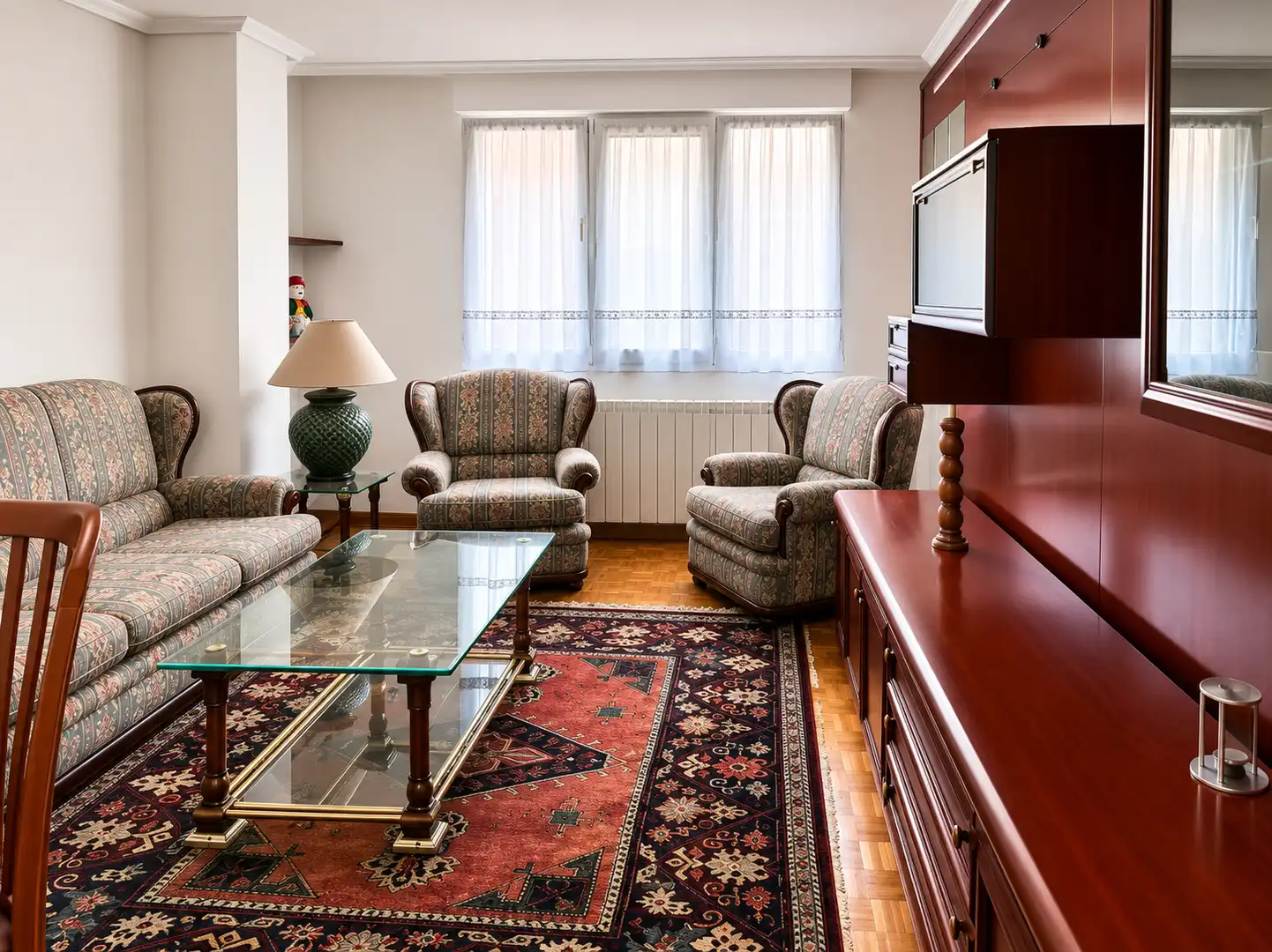 Sala de estar de Piso de alquiler en Santander con Calefacción, Terraza y Amueblado