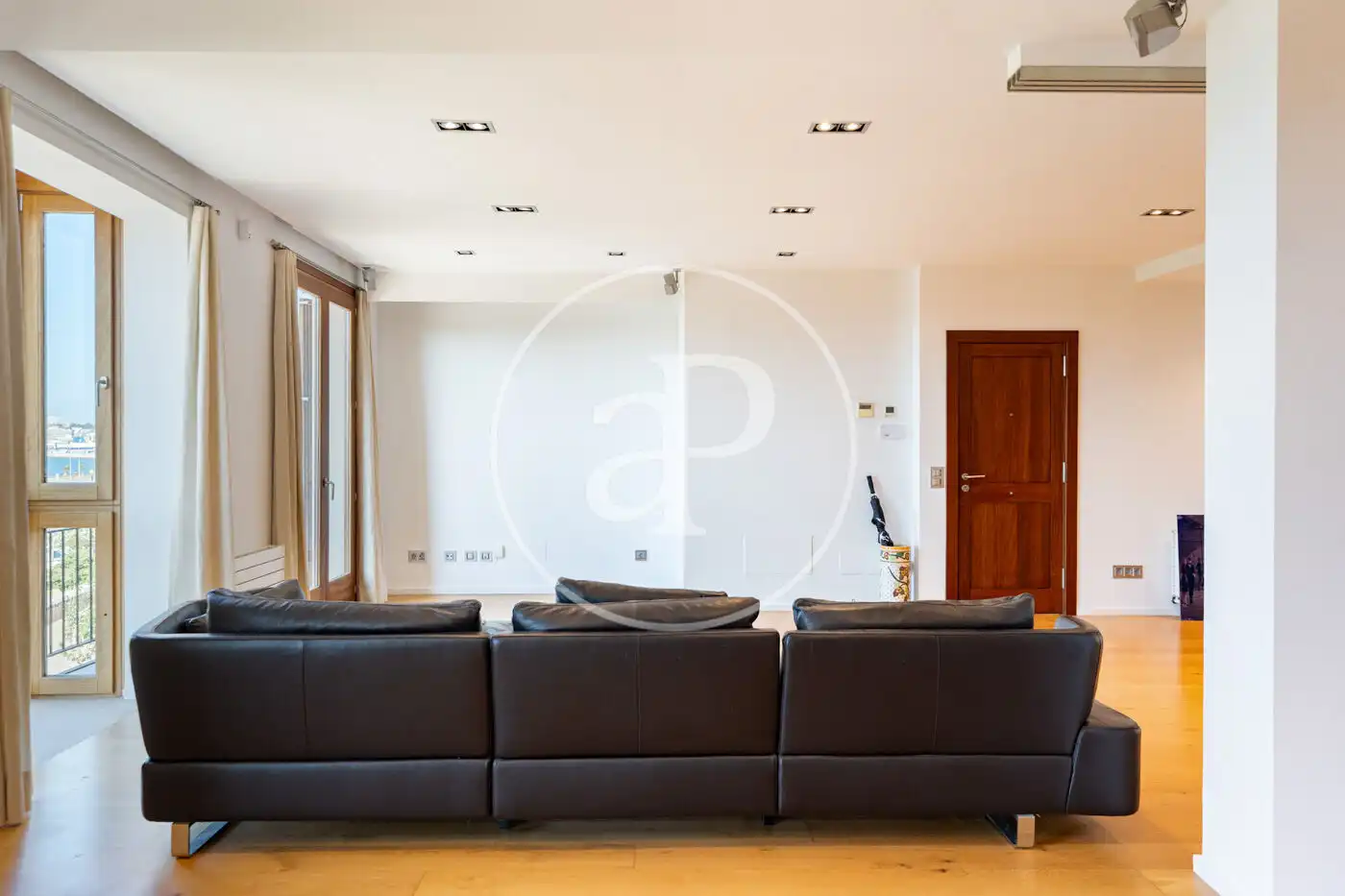 Wohnzimmer von Wohnung zur Miete in  Palma de Mallorca mit Klimaanlage, Heizung und Terrasse