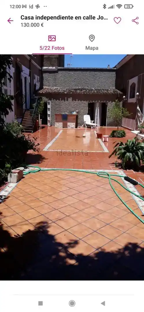 Terraza de Casa o chalet en venta en Almendral con Jardín privado, Trastero y Horno
