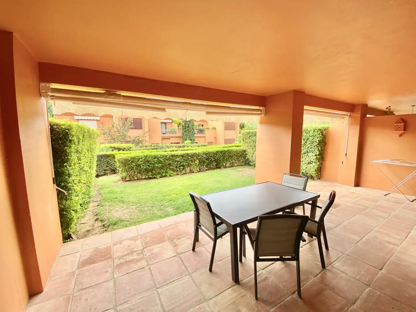 Jardín de Apartamento de alquiler en Estepona con Aire acondicionado, Calefacción y Jardín privado