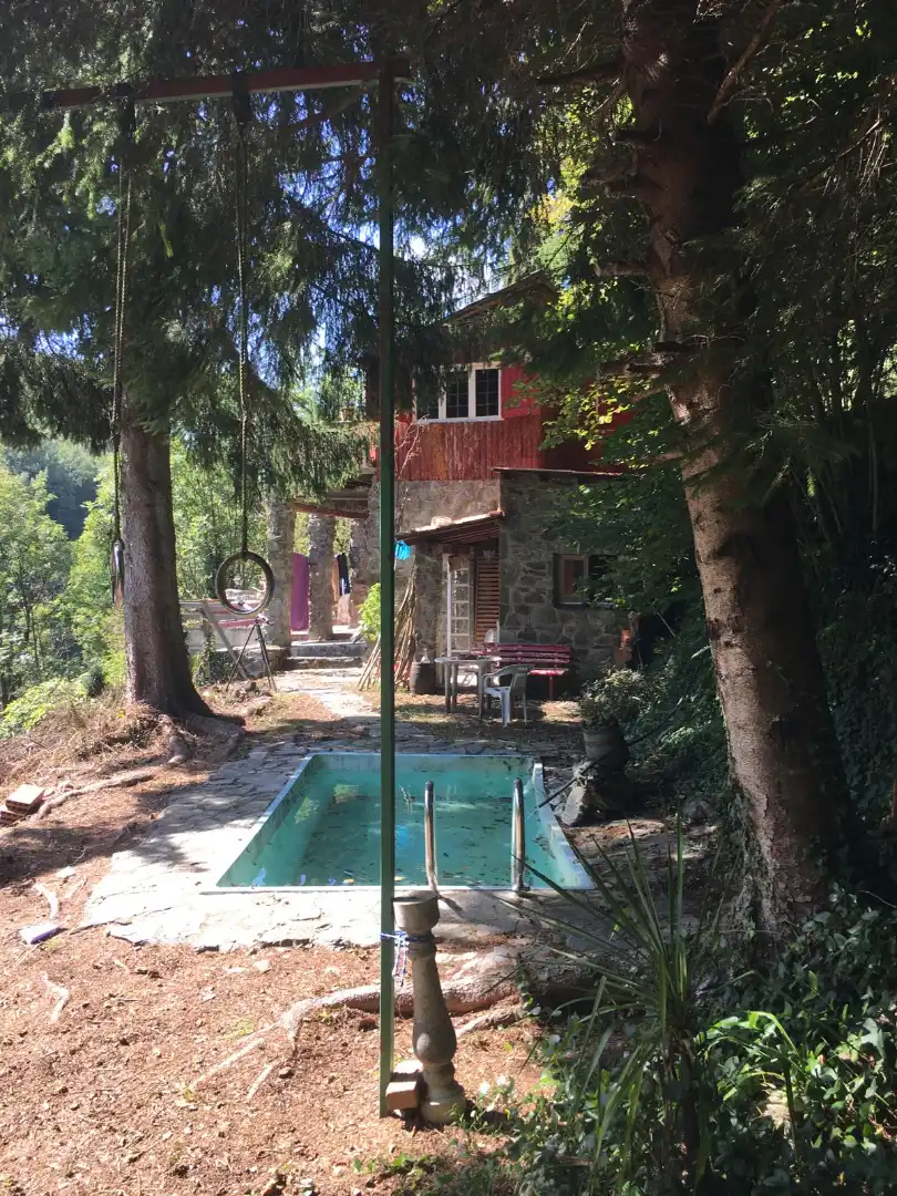Jardí de Casa o xalet en venda en Molló amb Jardí privat, Terrassa i Piscina