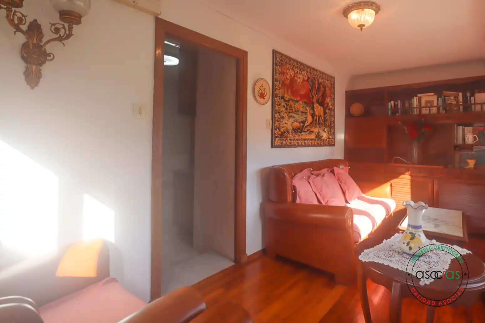 Sala de estar de Casa o chalet en venta en Valdés - Luarca con Calefacción, Jardín privado y Parquet