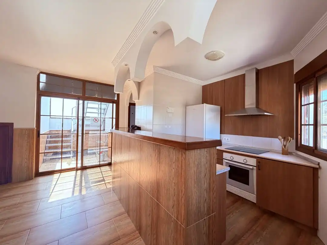 Cocina de Casa o chalet de alquiler en Periana con Terraza y Piscina