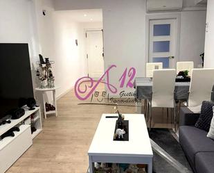 Dining room of Flat for sale in  Valencia Capital  with Air Conditioner, Parquet flooring and Furnished