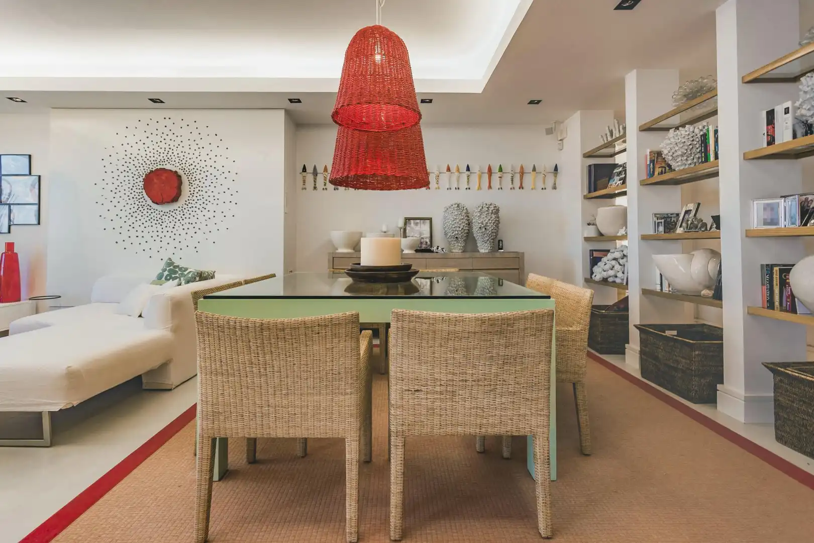 Esszimmer von Erdgeschoss zur Miete in Marbella mit Klimaanlage, Heizung und Terrasse