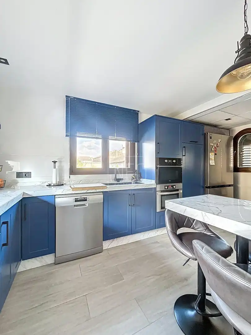 Cocina de Casa o chalet en venta en Vegas del Genil con Aire acondicionado, Jardín privado y Terraza