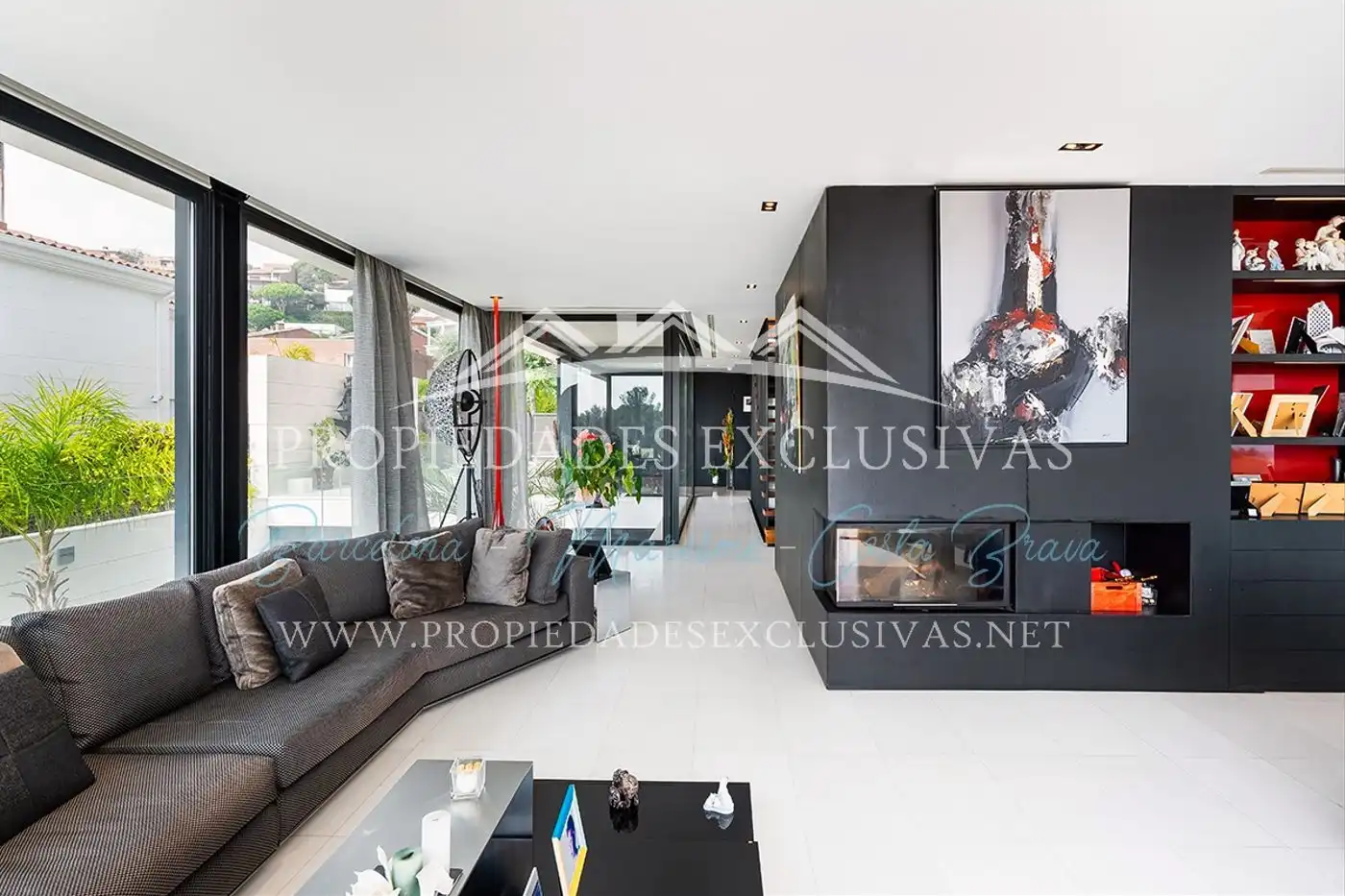 Sala de estar de Casa o chalet en venta en Teià con Aire acondicionado, Calefacción y Terraza