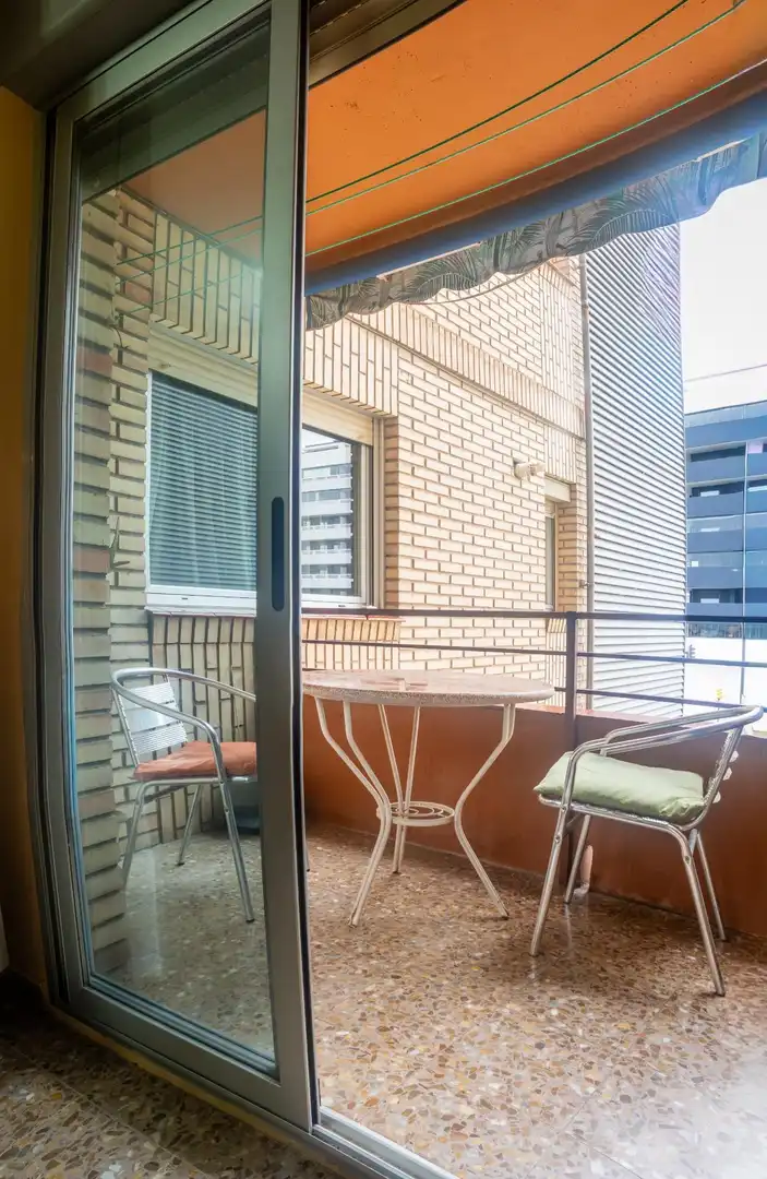 Balcony of Flat for sale in Zaragoza  with Air Conditioner, Heating and Storage room