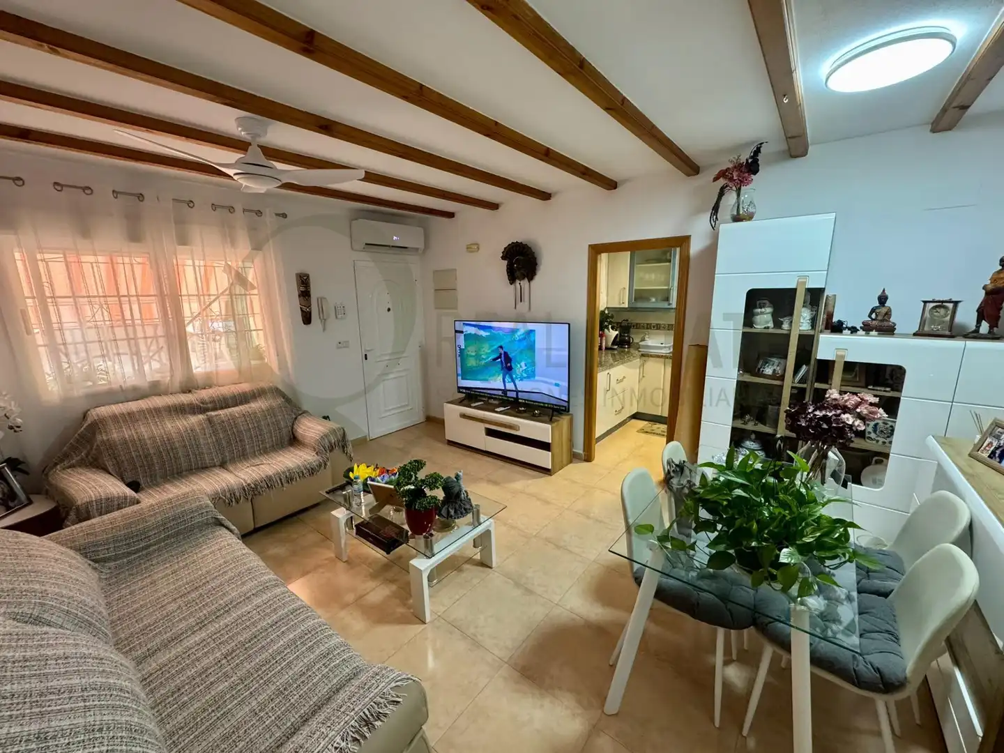 Sala de estar de Casa o chalet en venta en Santa Pola con Aire acondicionado, Calefacción y Jardín privado