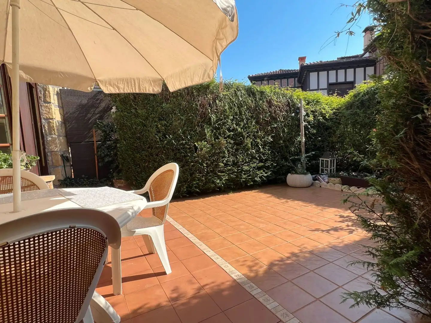 Jardín de Casa adosada en venta en Zarautz con Aire acondicionado, Calefacción y Jardín privado