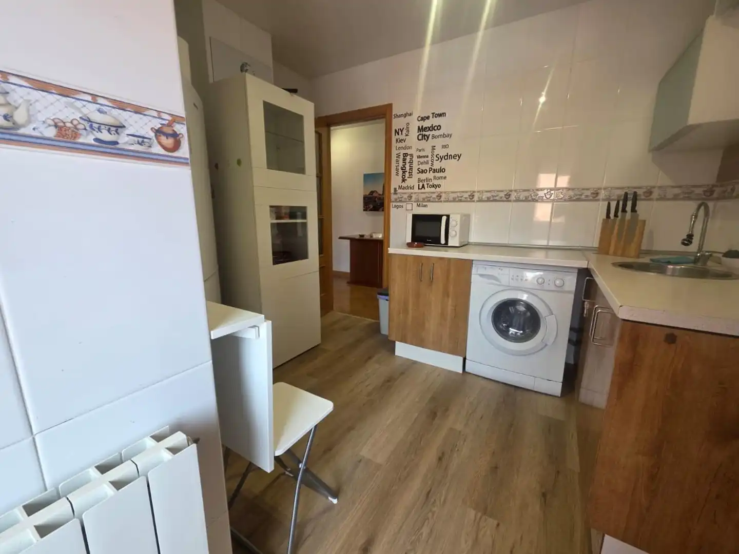 Küche von Wohnung zur Miete in Ávila mit Heizung, Parkett und Terrasse