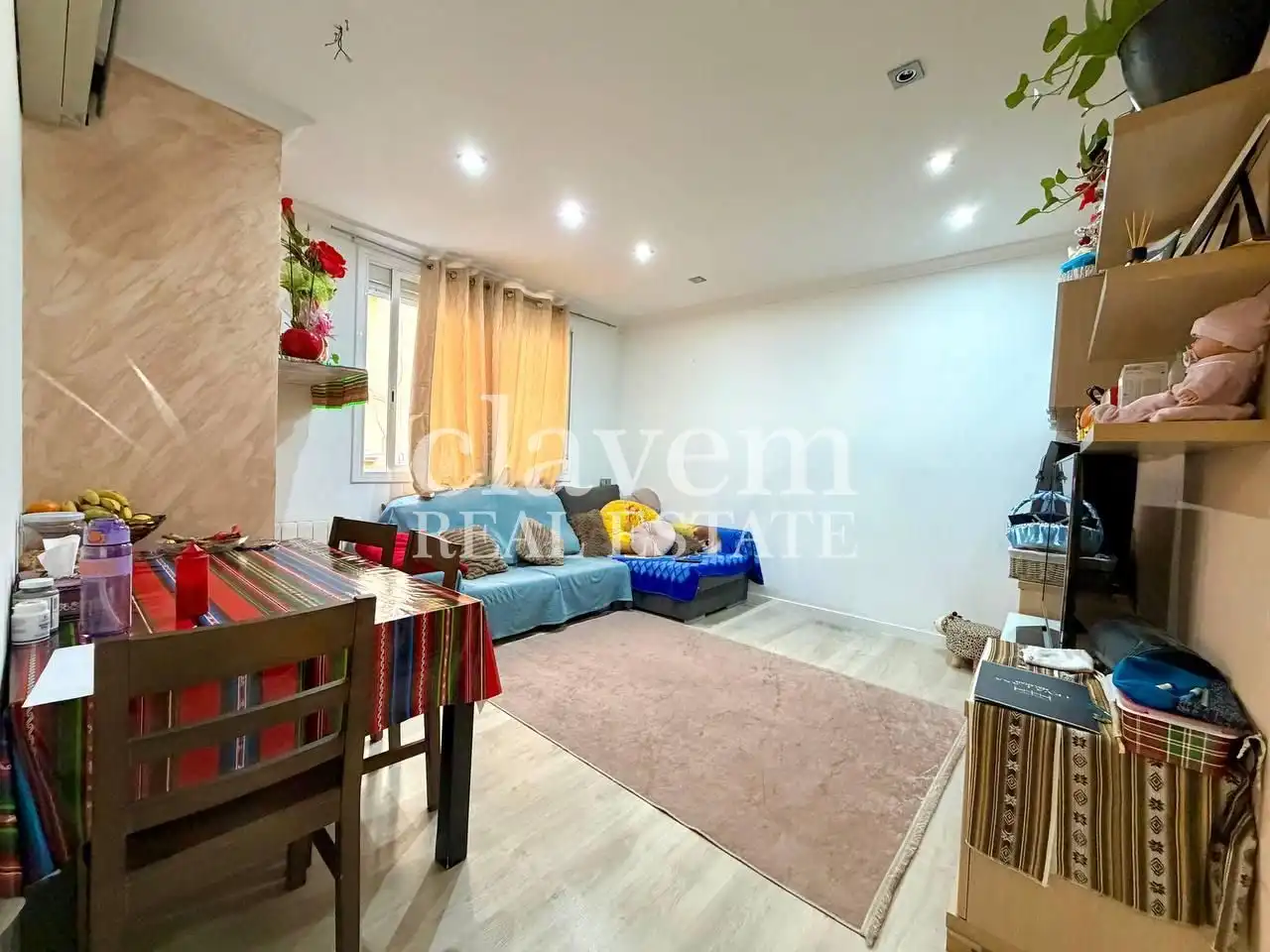 Sala de estar de Piso en venta en  Barcelona Capital
