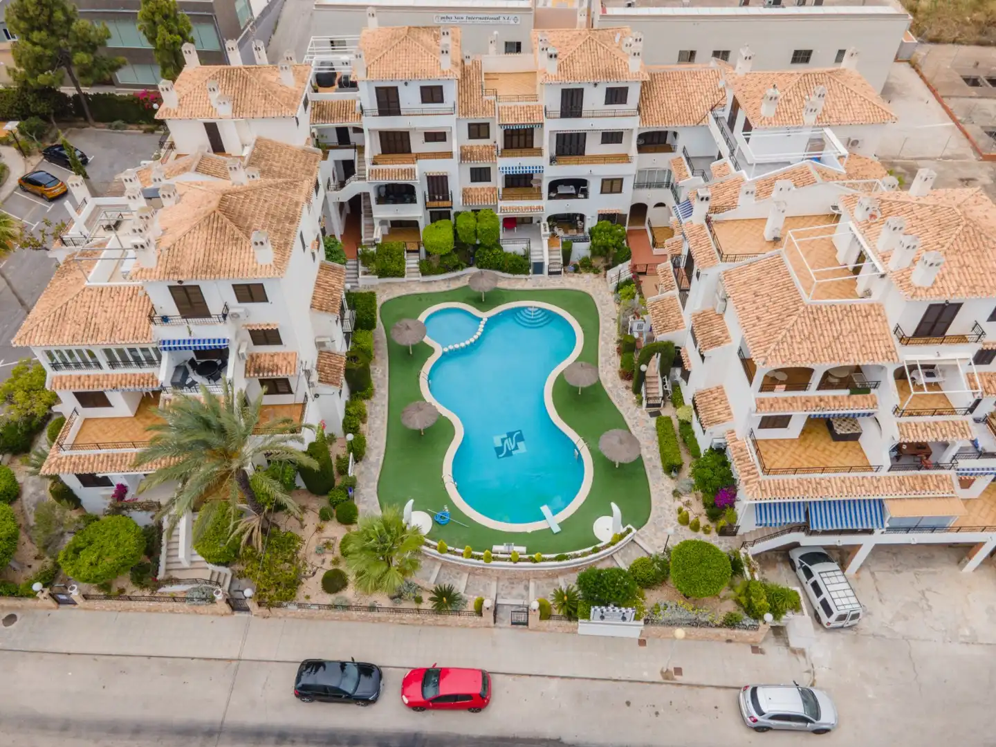 Swimming pool of Apartments for sale in Orihuela  with Air Conditioner, Heating and Terrace