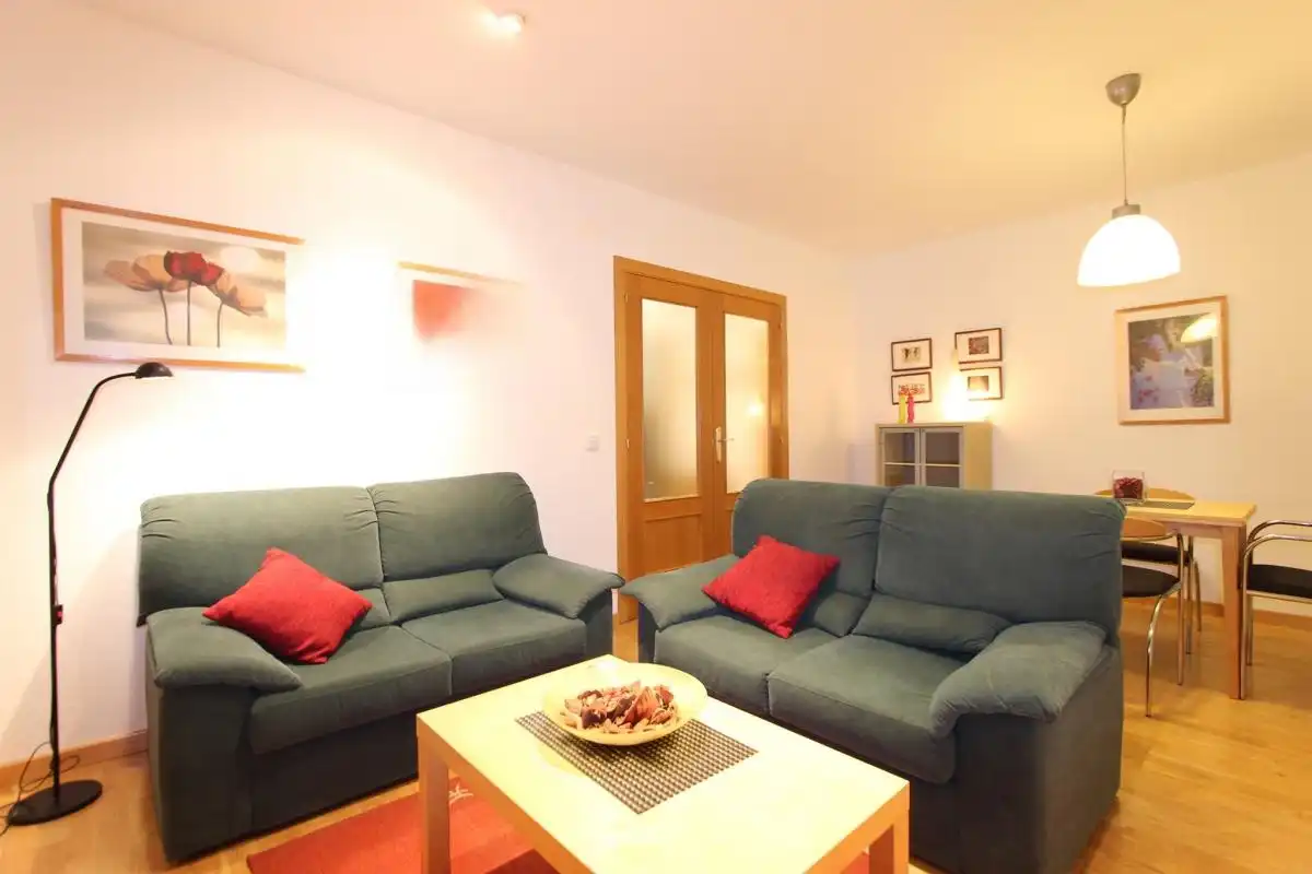 Sala de estar de Apartamento de alquiler en Madrid con Aire acondicionado, Amueblado y Se aceptan mascotas