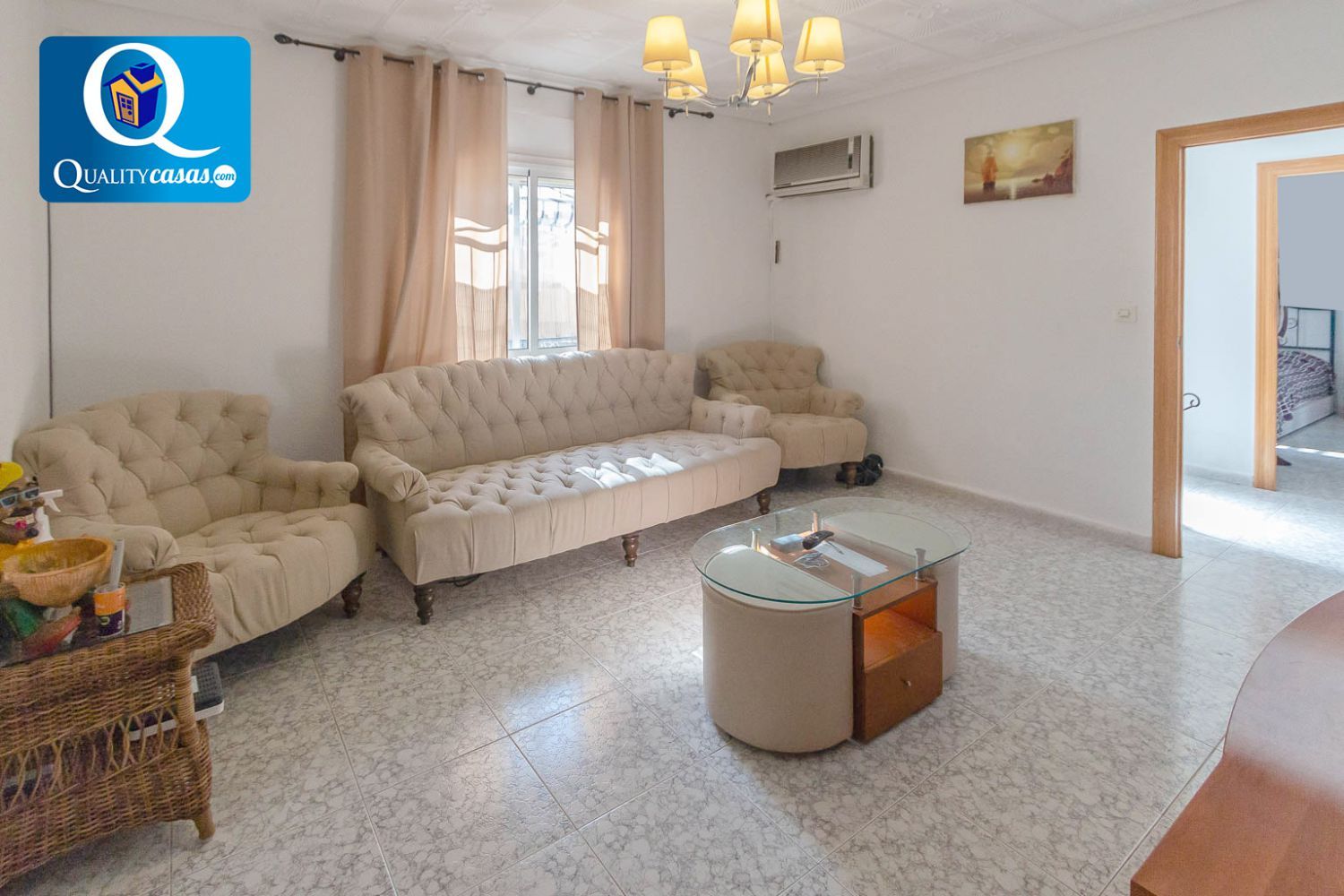 Living room of House or chalet for sale in Alicante / Alacant  with Air Conditioner, Heating and Terrace