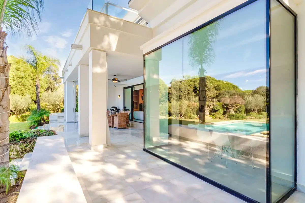 Terrassa de Casa o xalet de lloguer en Marbella amb Aire condicionat, Jardí privat i Traster