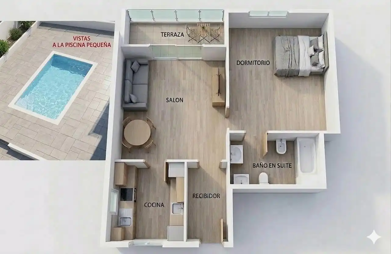 Wohnungen zum Verkauf in Torrevieja mit Heizung, Terrasse und Möbliert