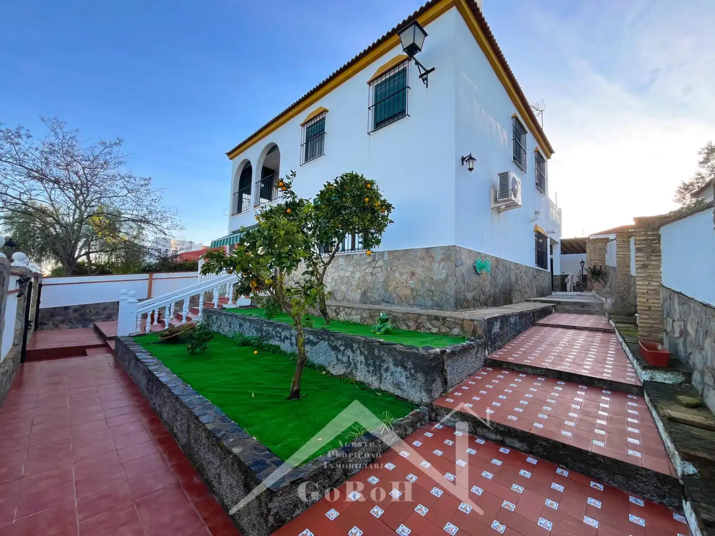 Jardí de Casa o xalet en venda en Castilblanco de los Arroyos amb Aire condicionat, Jardí privat i Terrassa