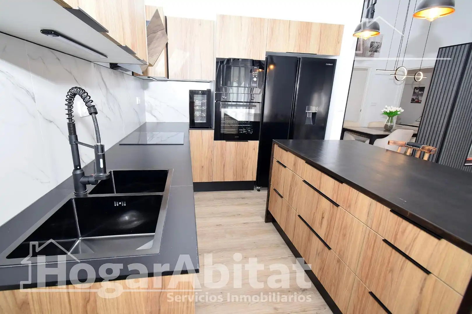Kitchen of Attic for sale in Picassent  with Parquet flooring, Terrace and Furnished