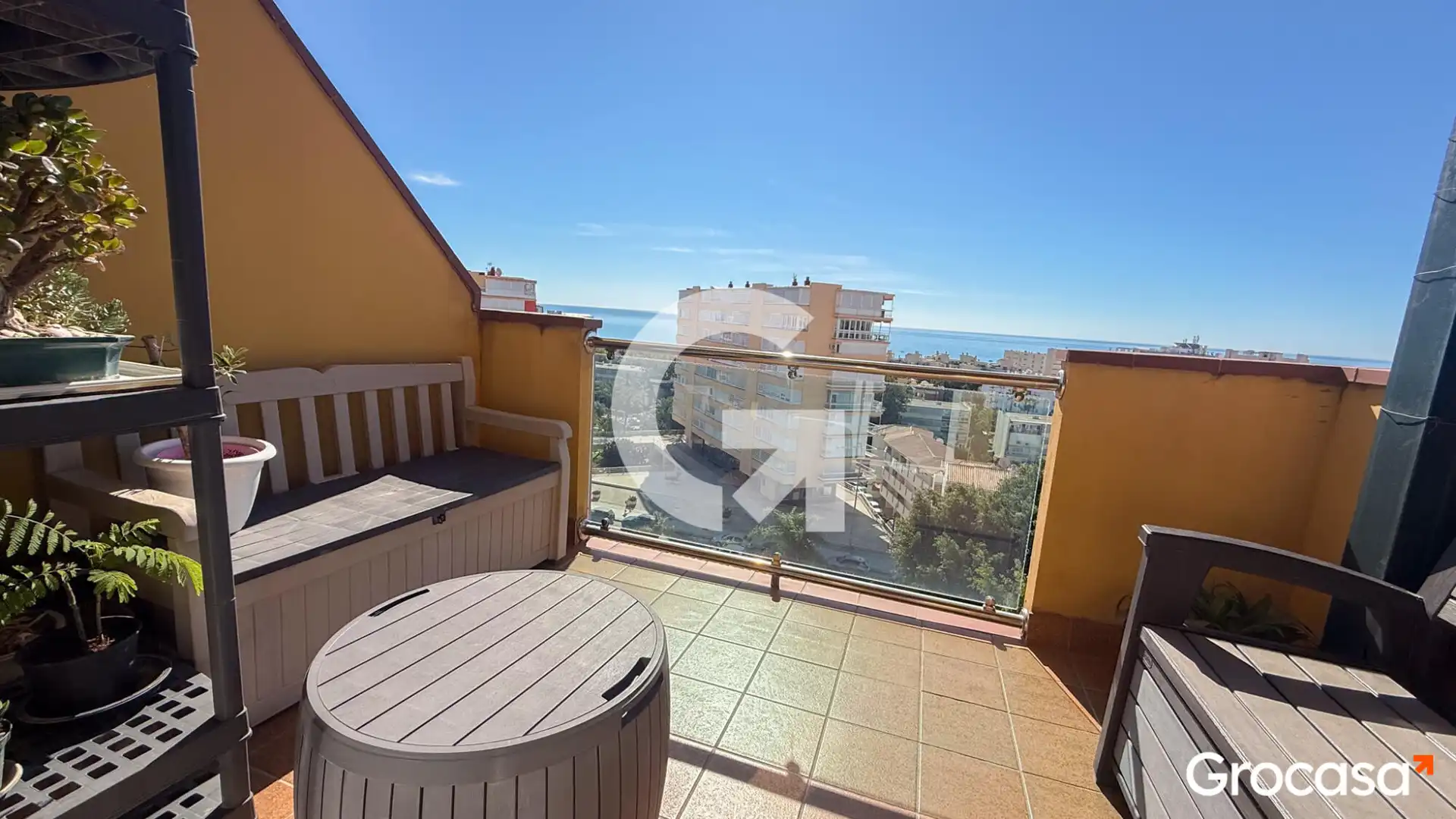 Balcony of Flat for sale in Torremolinos  with Air Conditioner, Heating and Terrace