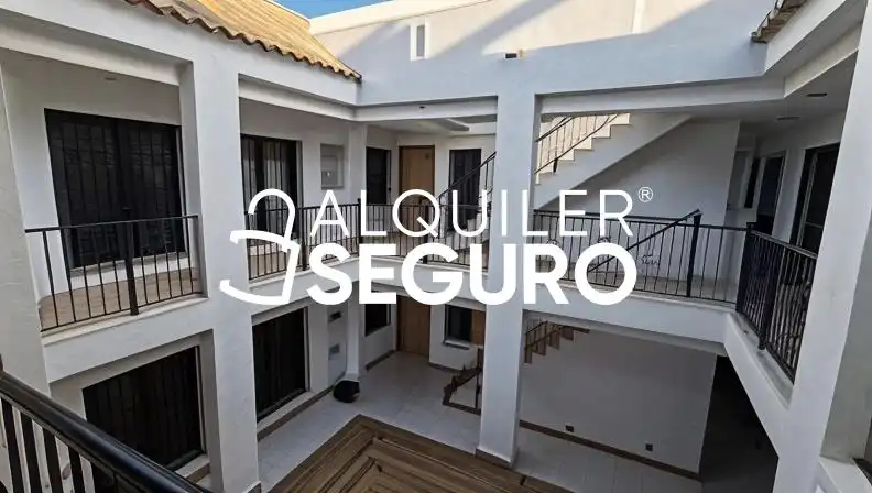 Exterior view of Flat for rent in Sanlúcar la Mayor  with Air Conditioner and Furnished