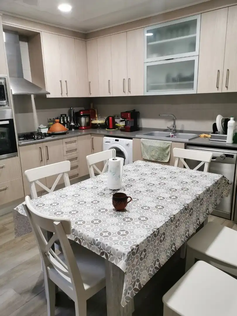 Küche von Wohnung zum Verkauf in Mollet del Vallès mit Klimaanlage, Parkett und Abstellraum