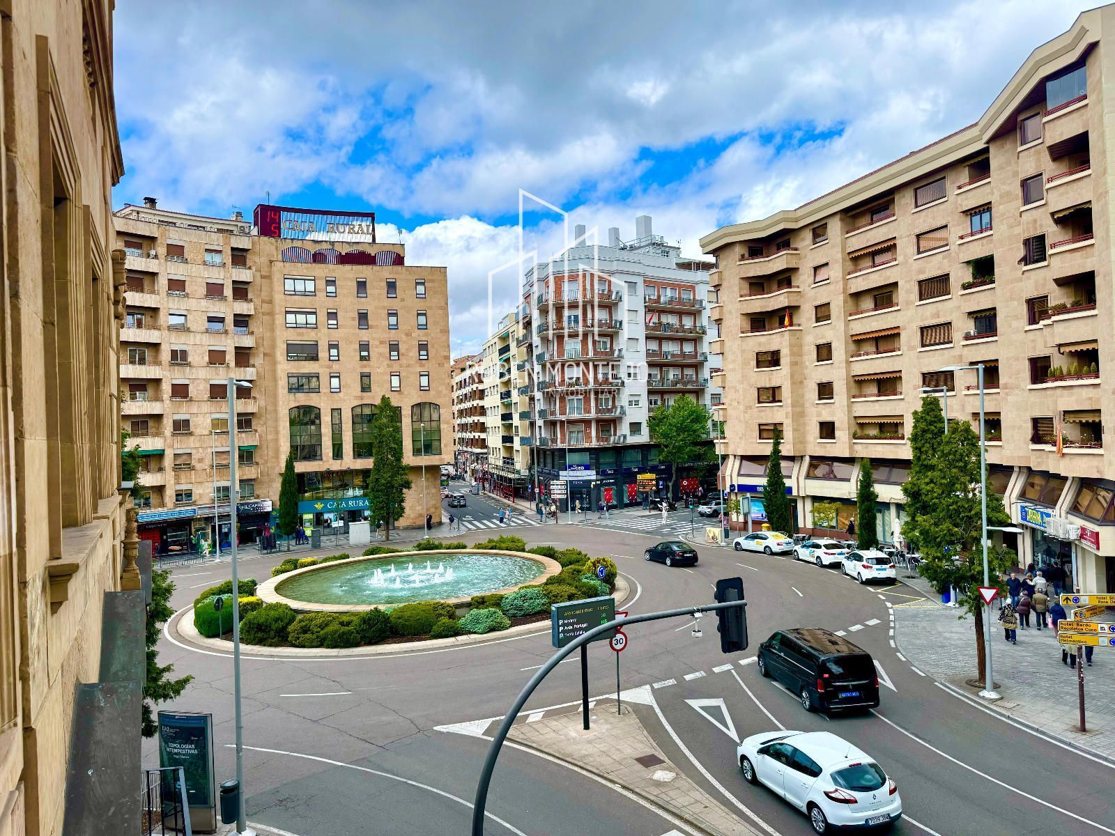 Exterior view of Flat to rent in Salamanca Capital  with Heating, Parquet flooring and Storage room