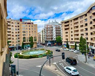 Exterior view of Flat to rent in Salamanca Capital  with Heating, Parquet flooring and Storage room