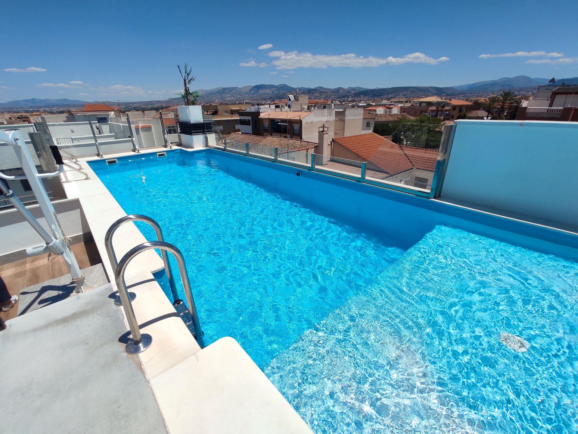 Swimming pool of Flat to rent in Churriana de la Vega  with Air Conditioner, Furnished and Washing machine