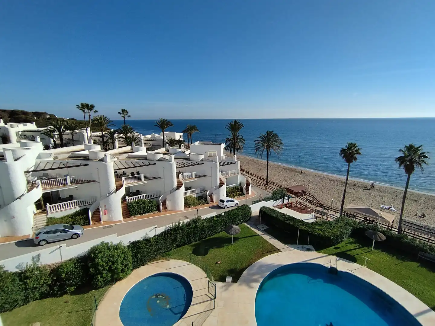 Vista exterior de Apartamento de alquiler en Mijas con Jardín privado, Terraza y Trastero